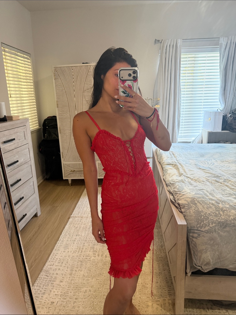 For Love and Lemons Rare red dress